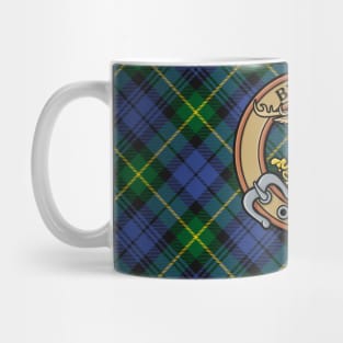 Clan Gordon Crest over Tartan Mug